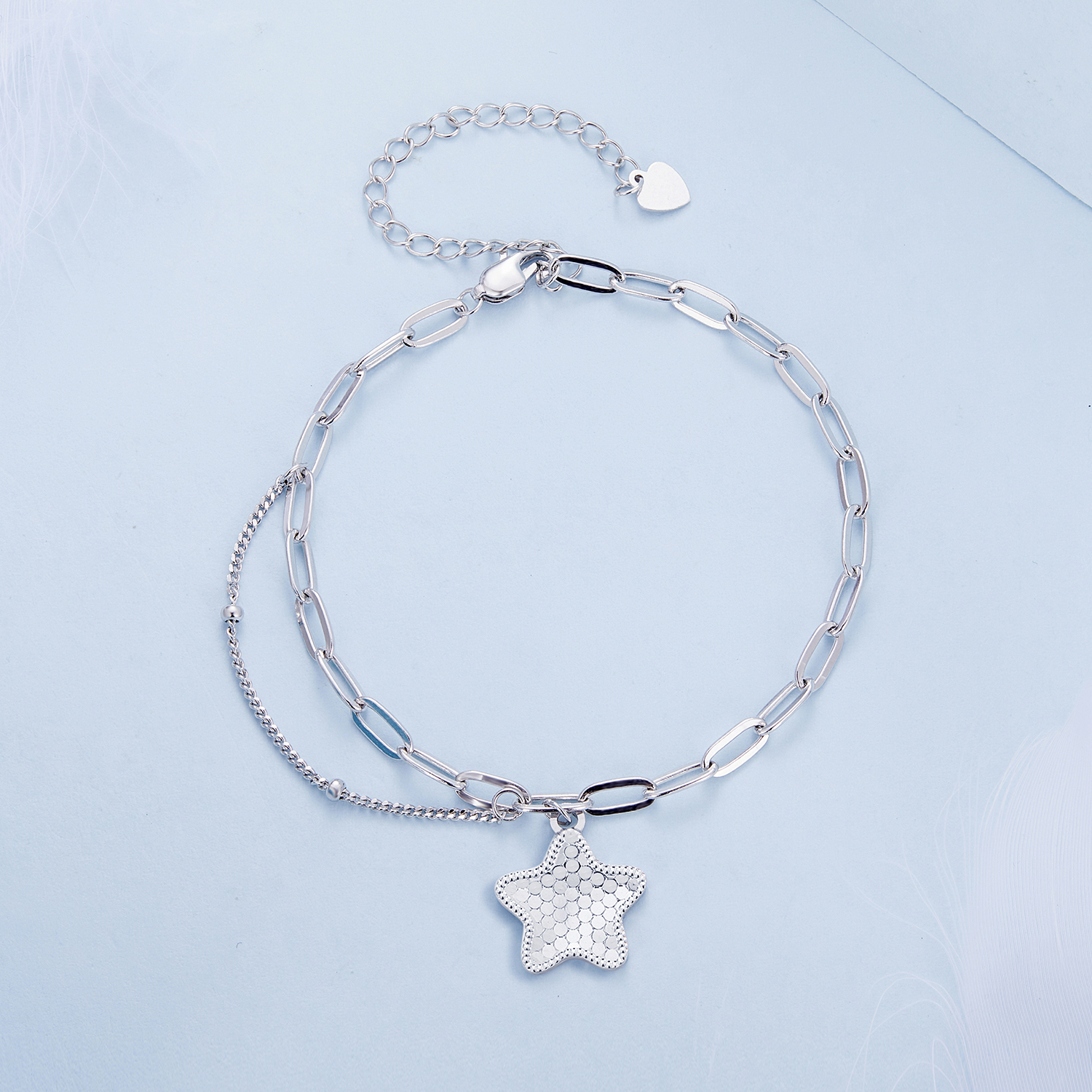 Pandora-stijl Schitterende Ster Ketting Armband - BSB137