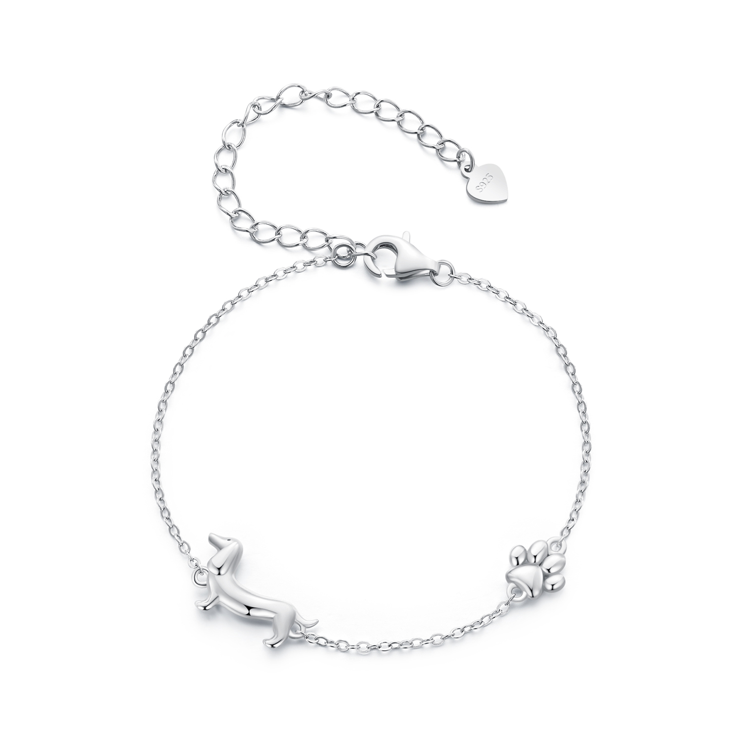 Pandora-stijl Teckel Ketting Armband - SCB262