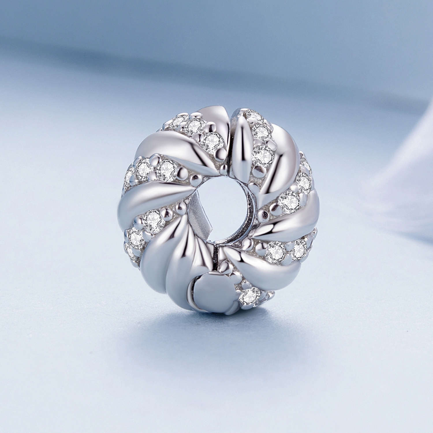 Pandora-stijl Twist Siliconen Spacer - BSC905