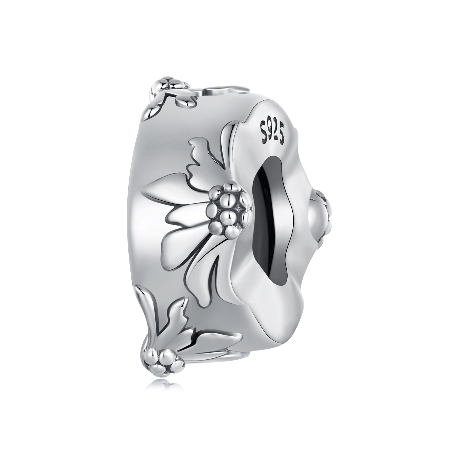 Pandora-stijl Wilde Chrysant Clip - SCC2574