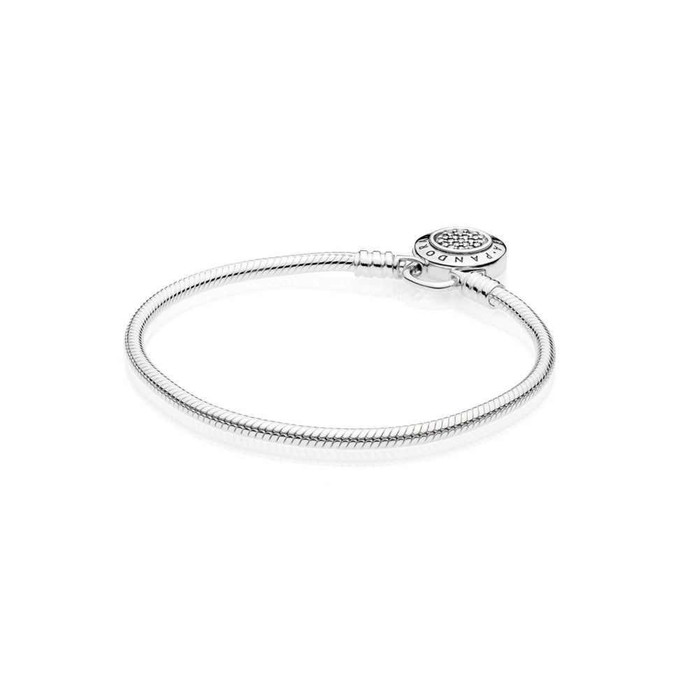 Moments, Pandora Signature Padlock Armband 597092CZ