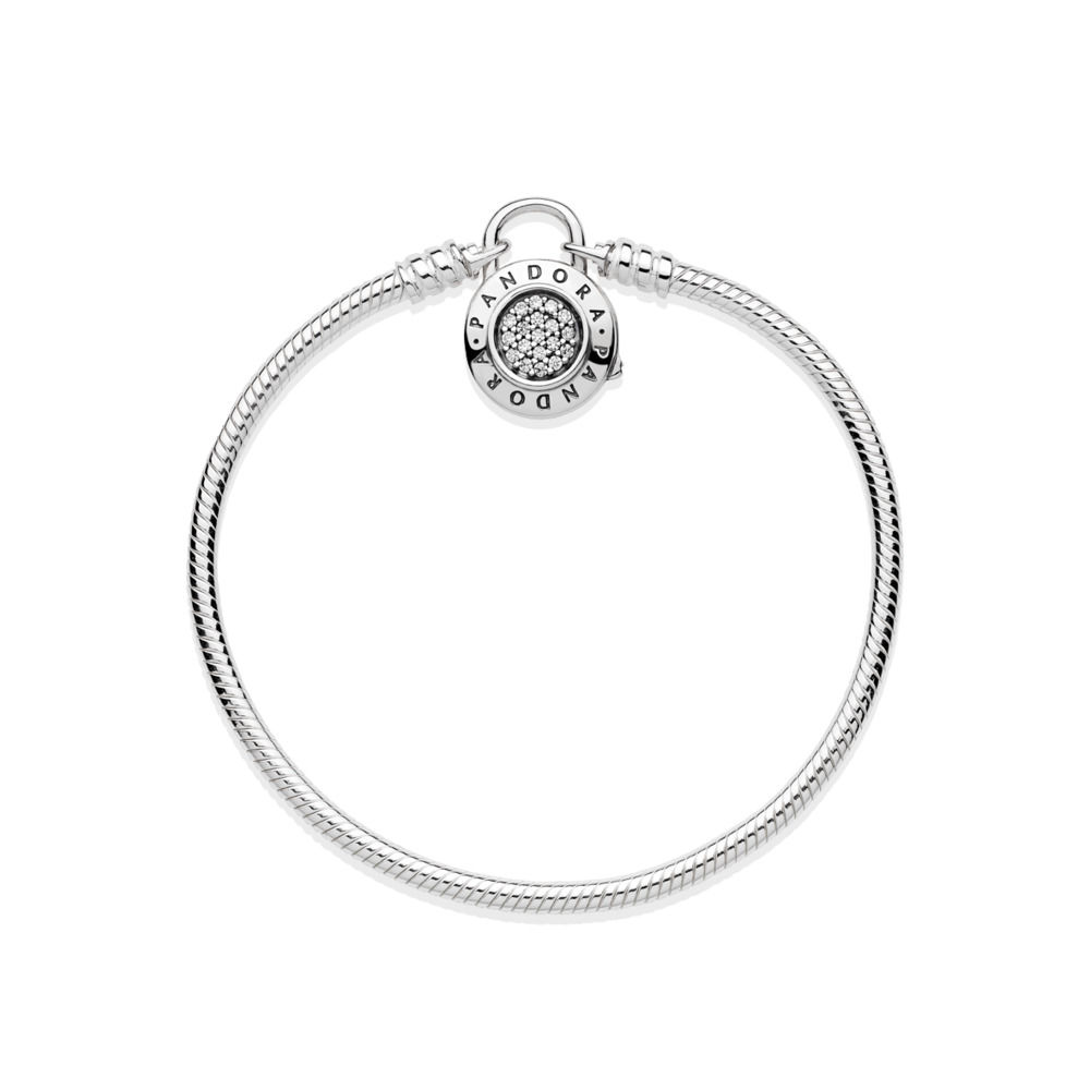 Moments, Pandora Signature Padlock Armband 597092CZ