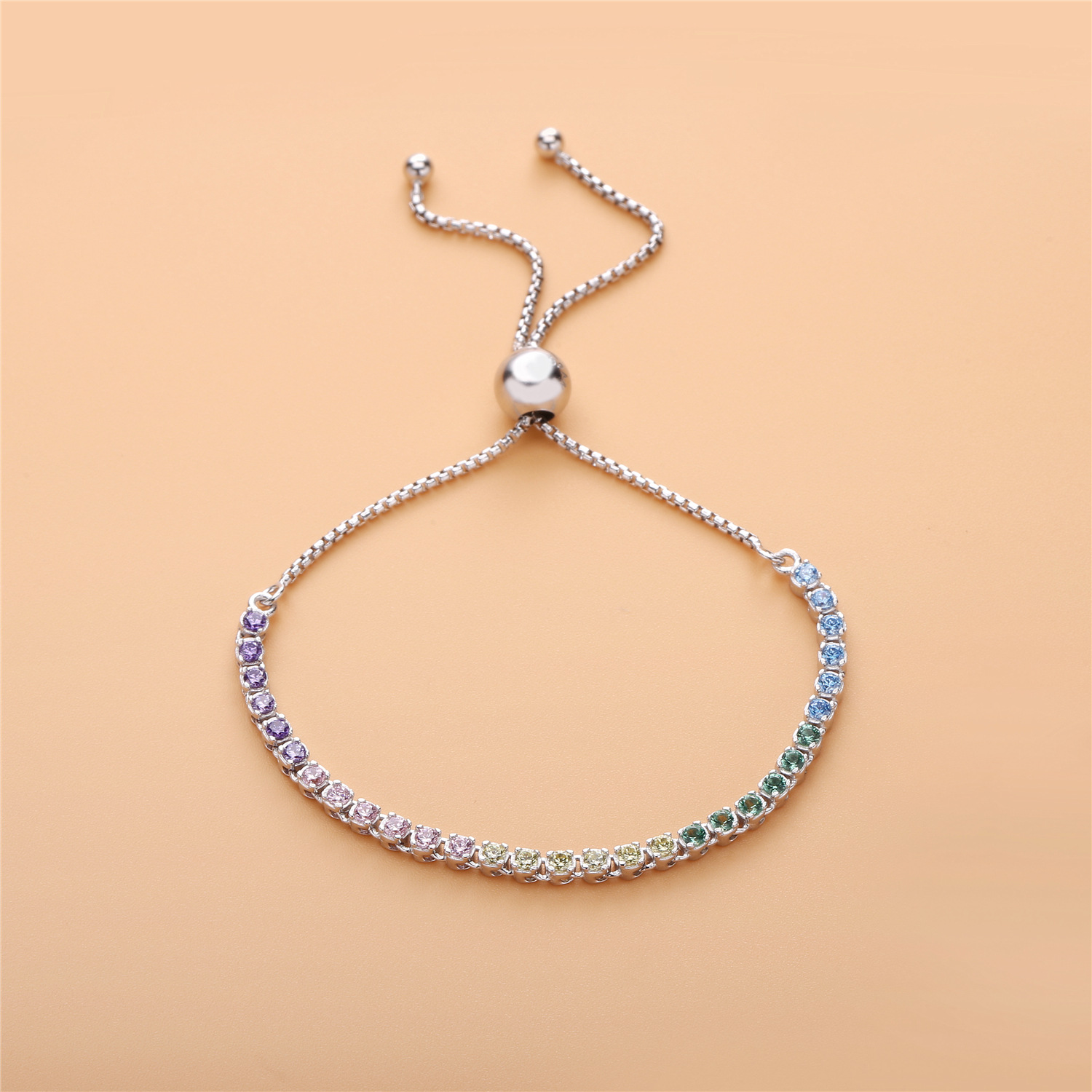 PANDORA Multi-Colour Sparkling Strand Armband