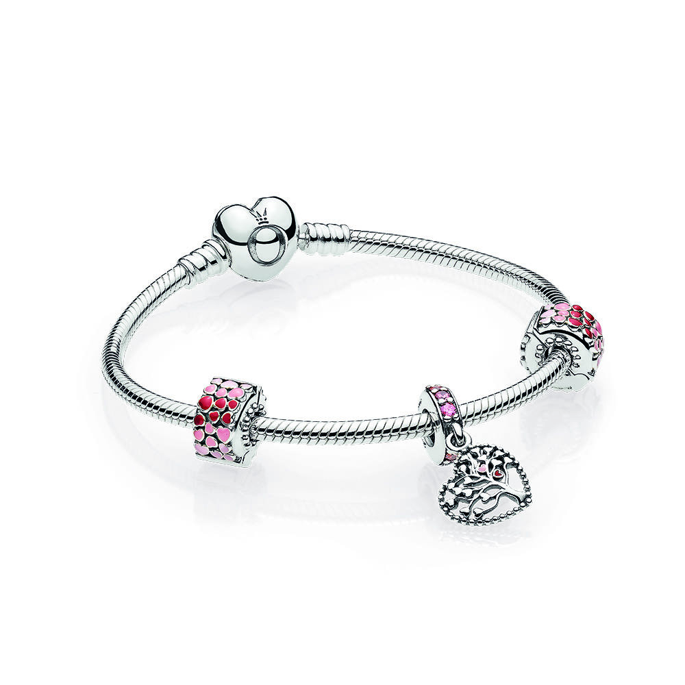 Pandora Zilveren Boom Van Harten Armband B800770