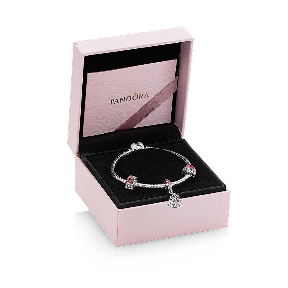 Pandora Zilveren Boom Van Harten Armband B800770