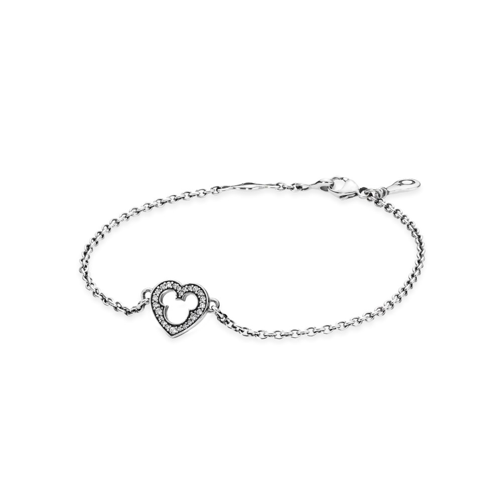 Pandora Zilveren Mickey Silhouet Armband 590512CZ