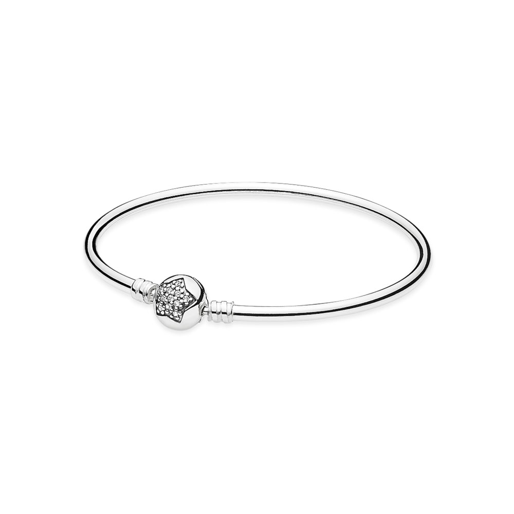 Pandora Zilveren Moments Star Bangle 590720CZ