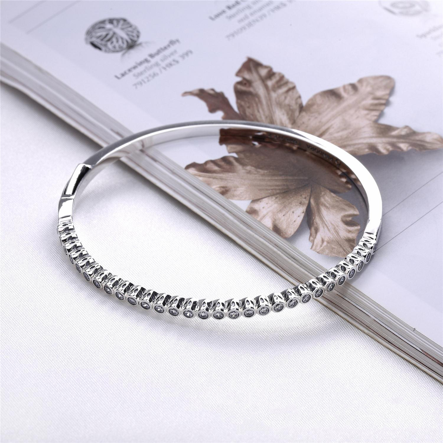 Pandora Zilveren Verleidelijk Briljant Bangle 590531CZ