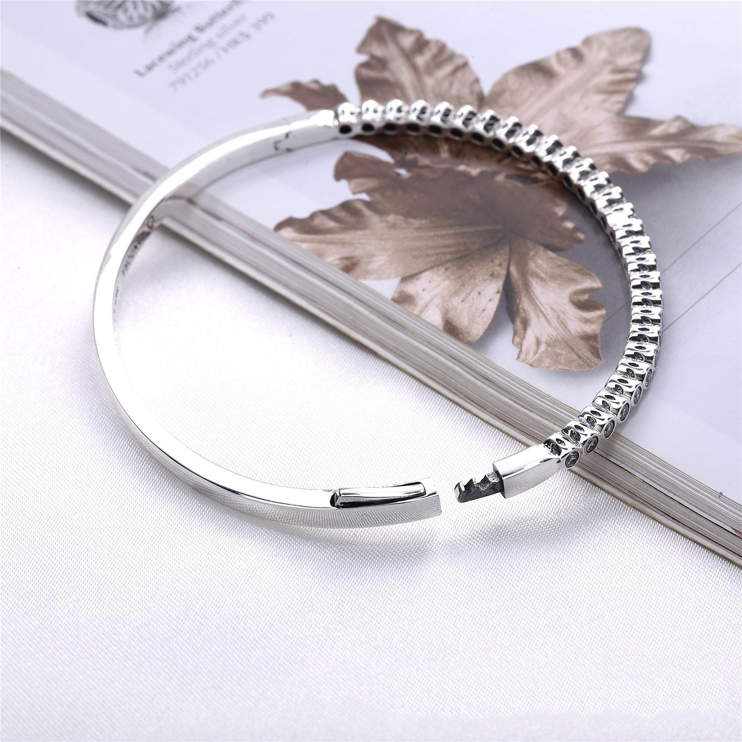 Pandora Zilveren Verleidelijk Briljant Bangle 590531CZ