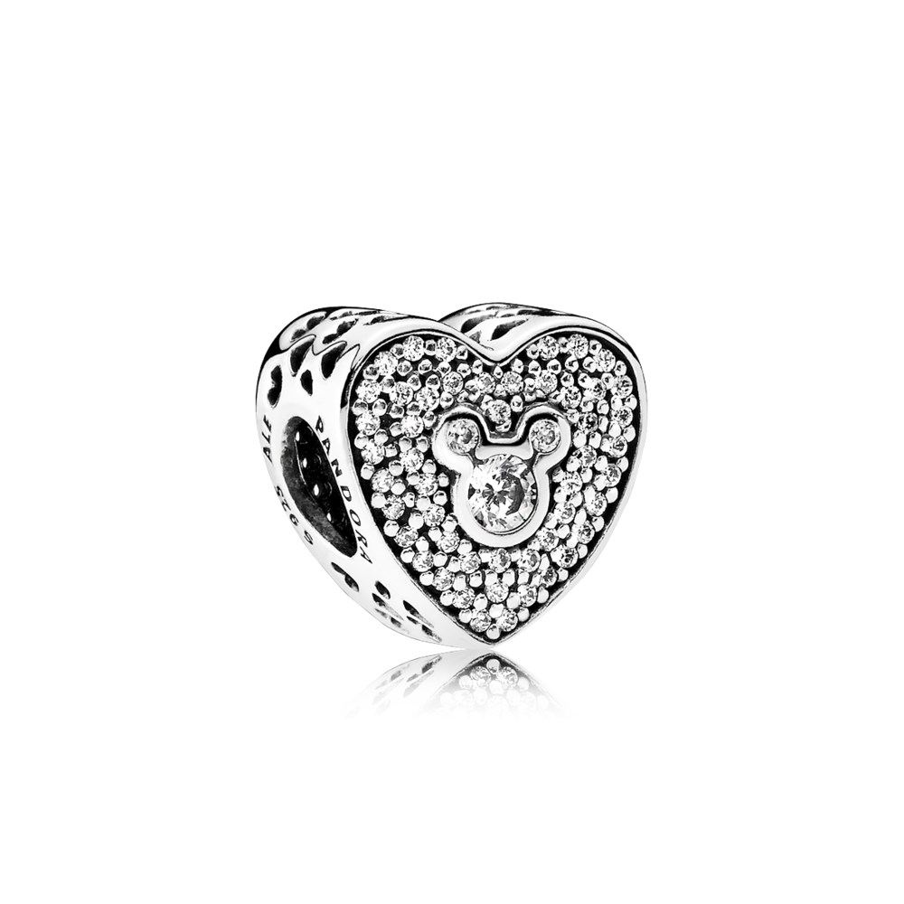 Disney, Pandora Mickey & Minnie Sprankelende Liefde Bedel - 792049CZ