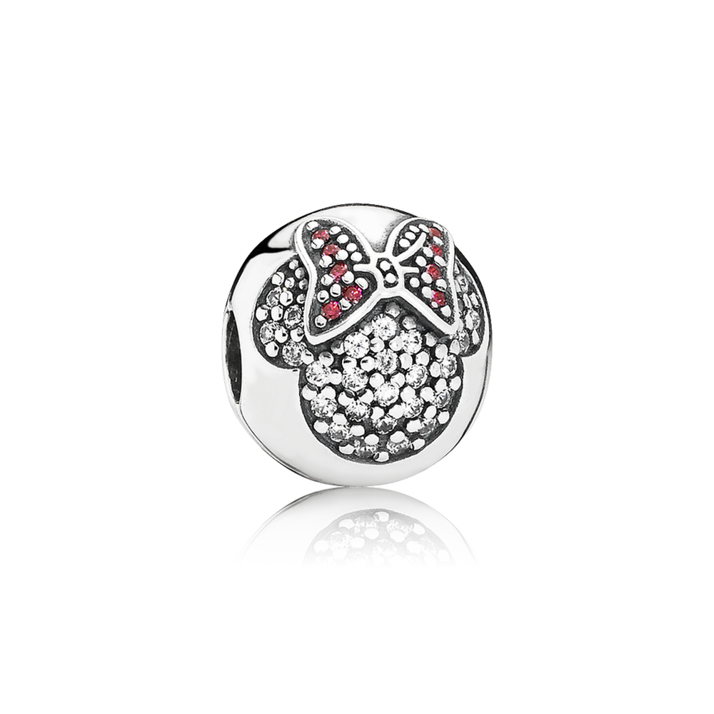 Disney, Pandora Minnie Pavé Clip 791450CZ