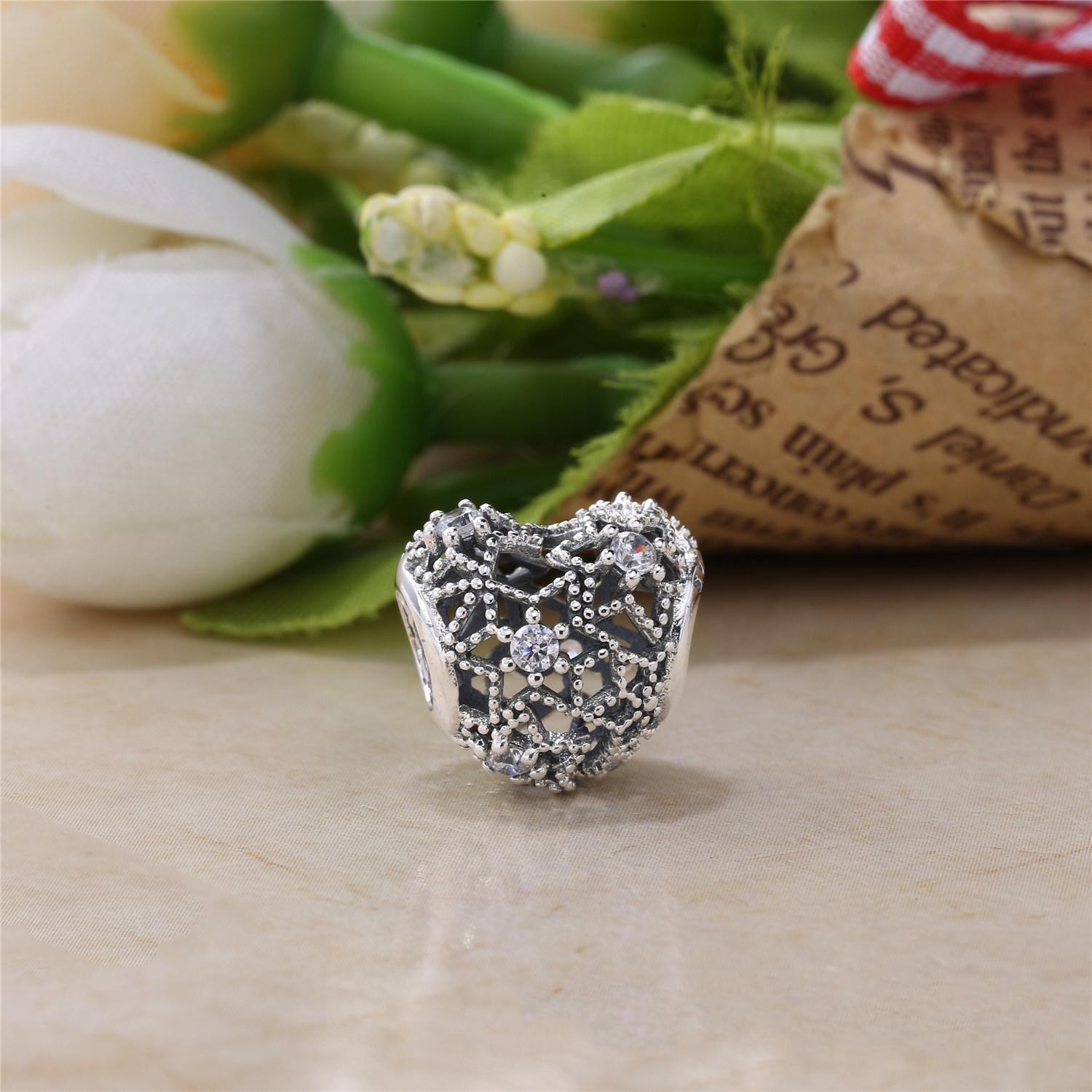 PANDORA Bedel Bloeiend Hart 796264CZ