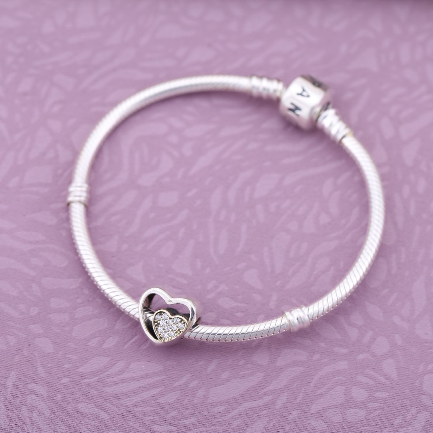 PANDORA Bedel Samengesmolten Liefde 791806CZ