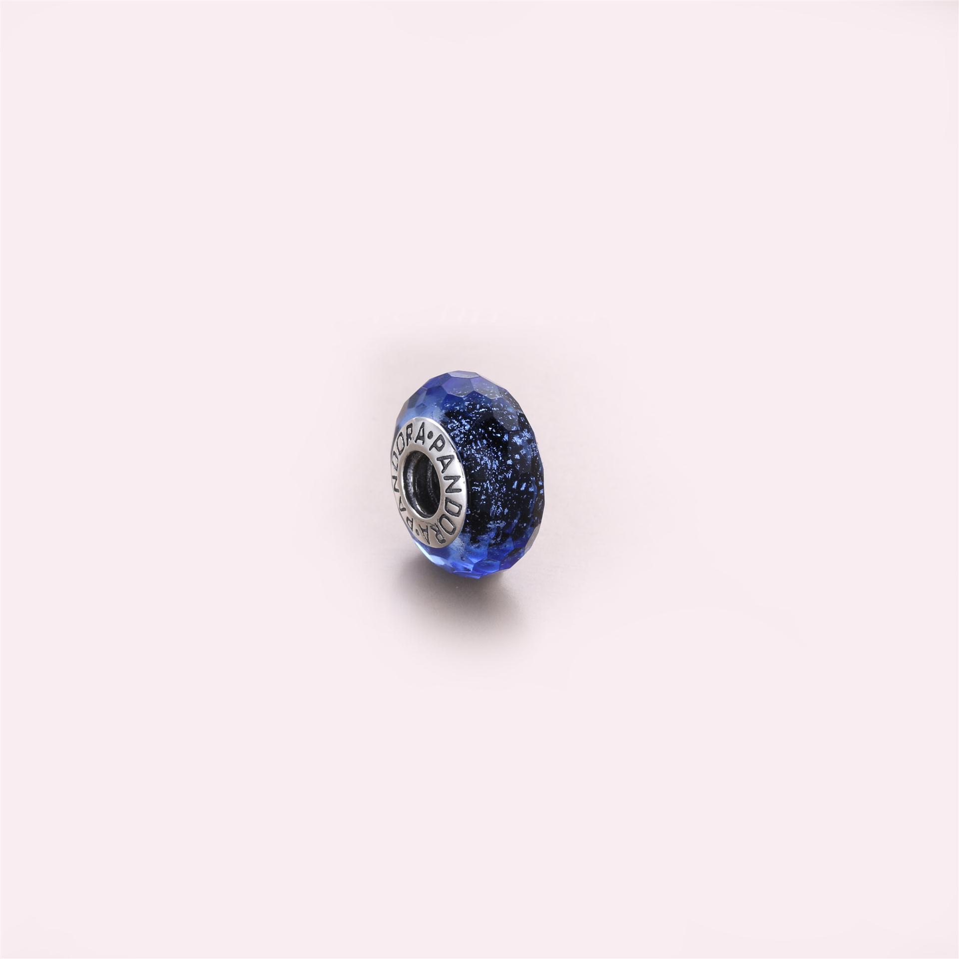 PANDORA Blauwe Murano Bedel 791646