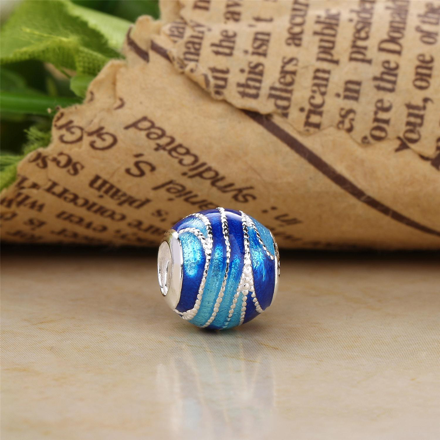 PANDORA Blue Swirls Bedel 797012ENMX