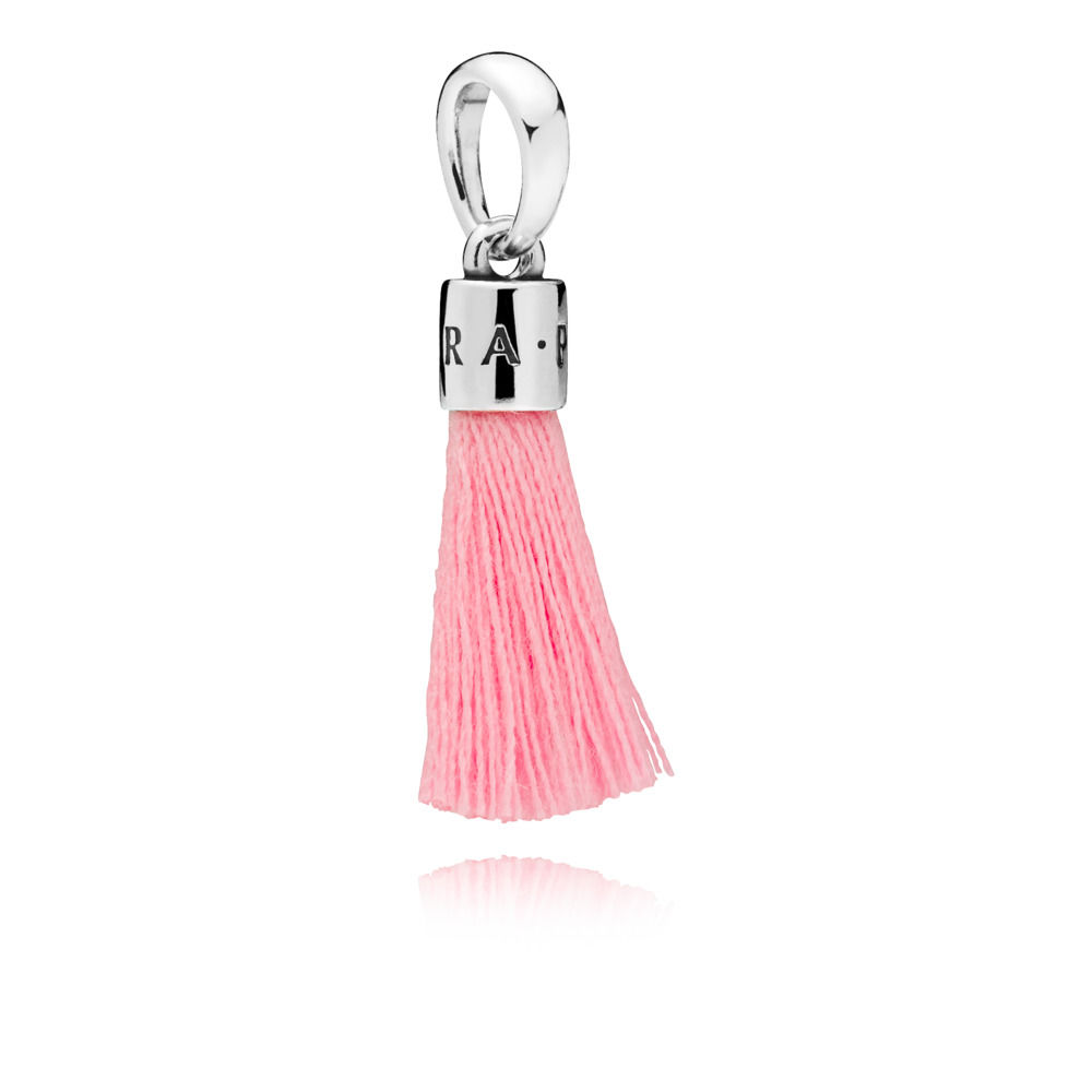 PANDORA Bright Pink Tassel Bedel - 797212Cbp