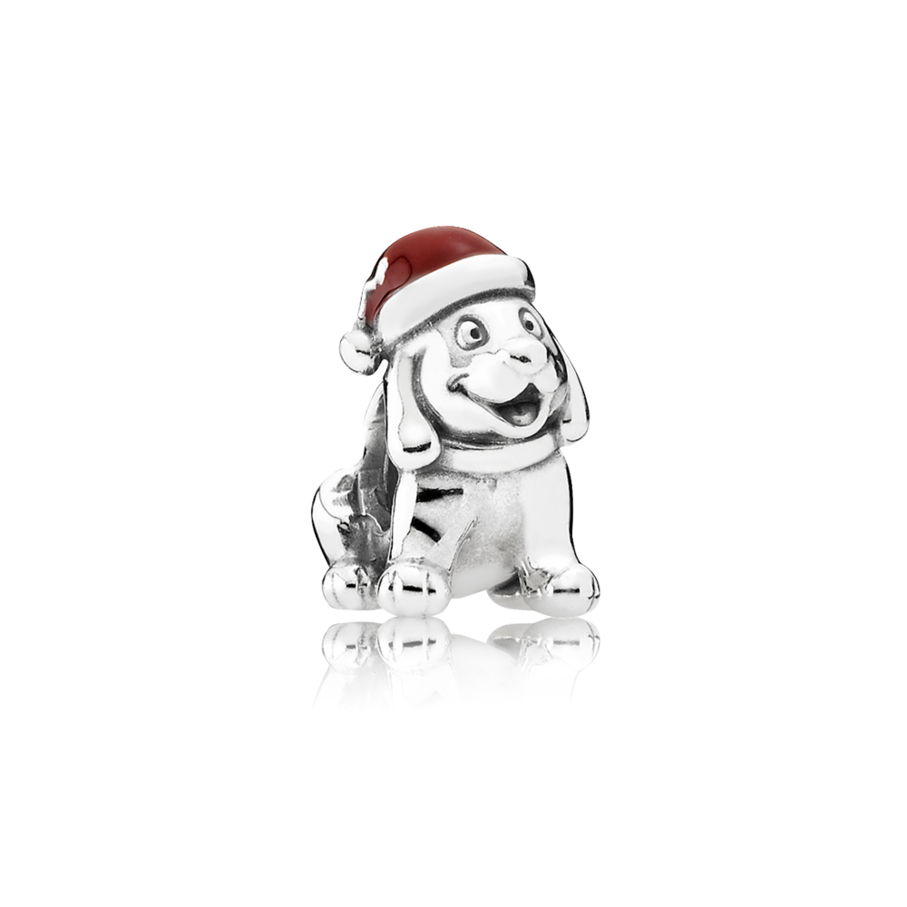 PANDORA Christmas Puppy Bedel - 791769En39