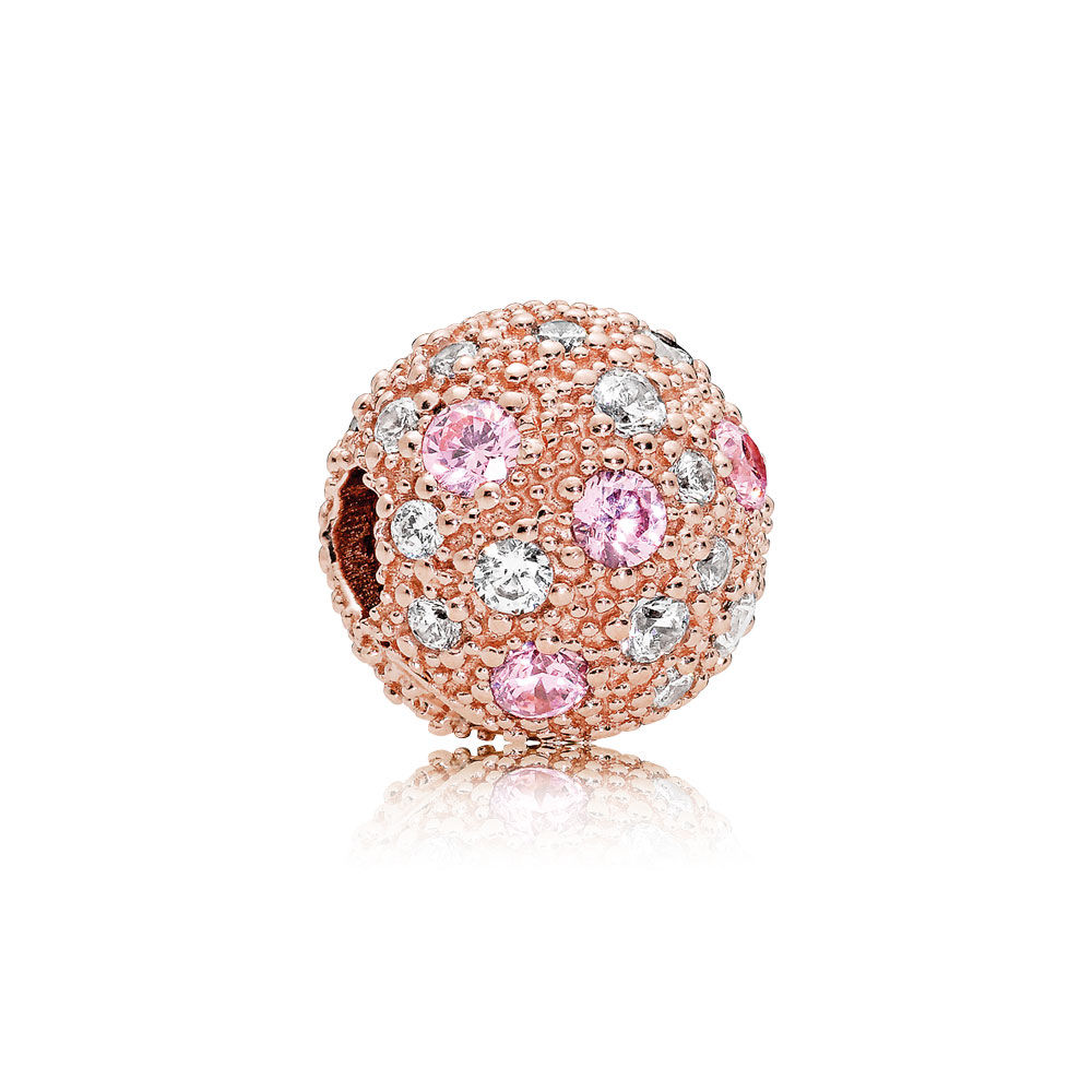 PANDORA Clip Roze Kosmische Sterren - 781286PCZ