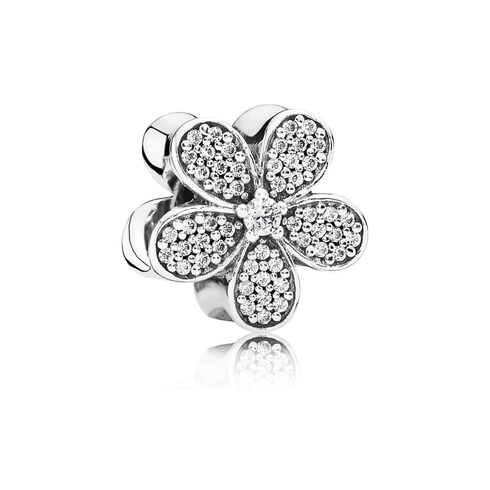 PANDORA Daisy Pave Silver Bedel With Cubic Zirconia - 791480CZ