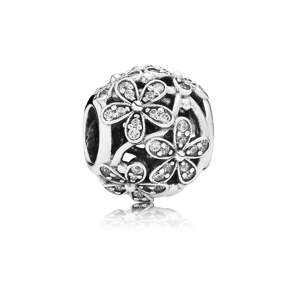 PANDORA Daisy Silver Bedel With Cubic Zirconia - 791492CZ