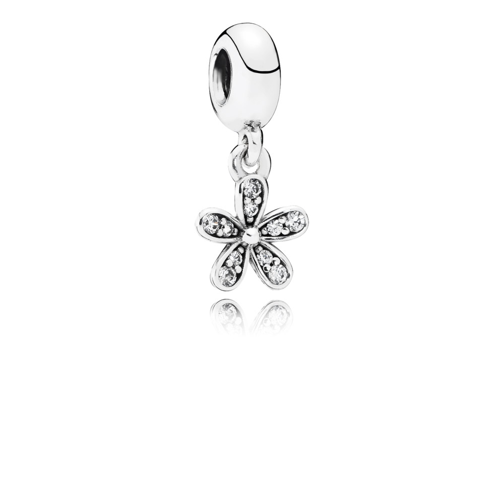 PANDORA Daisy Silver Dangle With Cubic Zirconia - 791491CZ