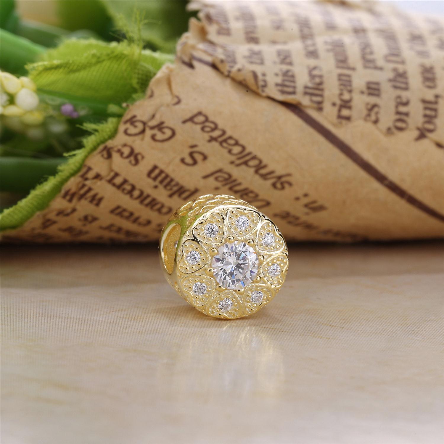 Pandora Gouden Harten Van Goud Bedel 750841CZ