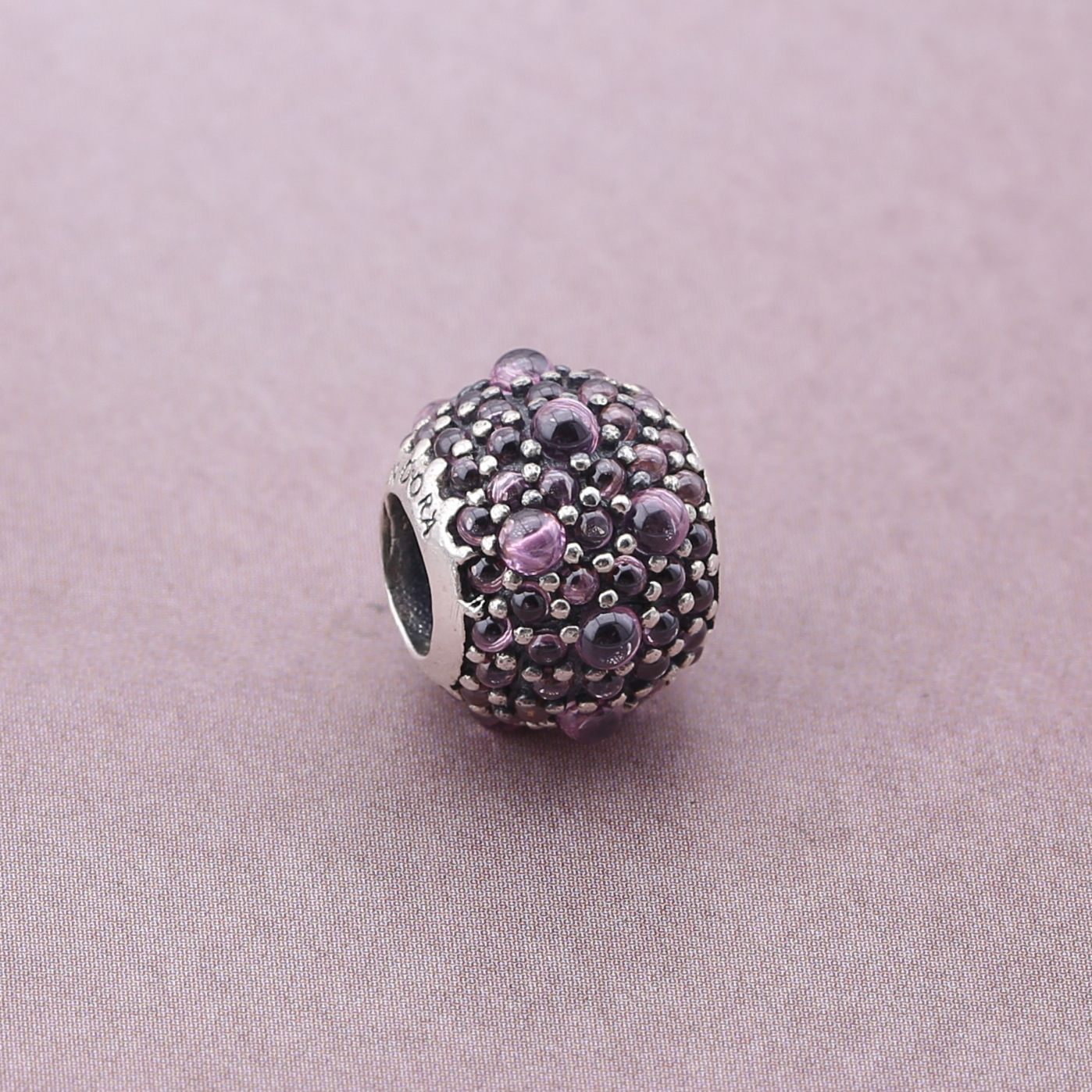 PANDORA Honeysuckle Pink Shimmering Droplets Bedel - 791755HCZ