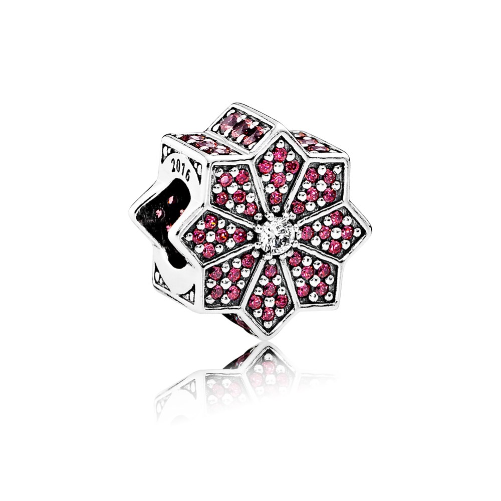 PANDORA Limited Edition Poinsettia Bedel - 791989CZr