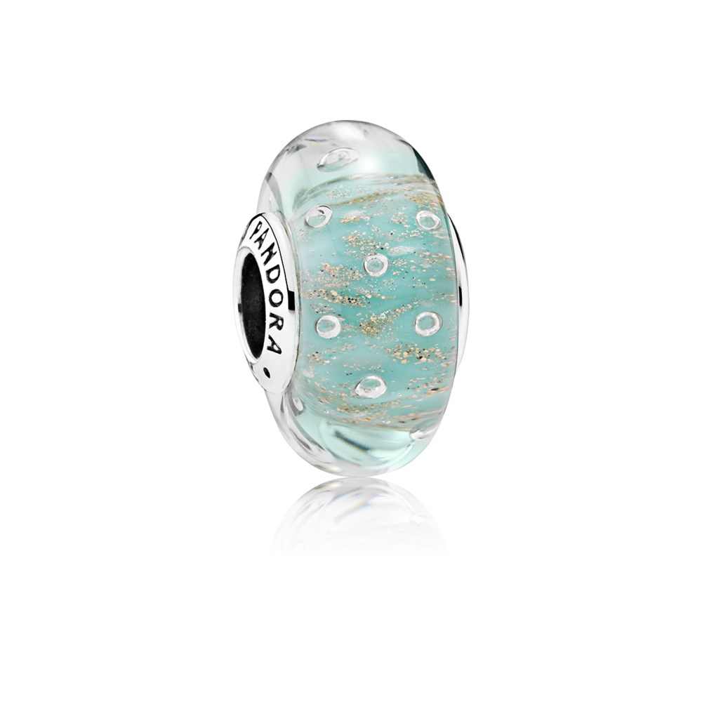 PANDORA Mintgroene Muranoglas Bedel 791669