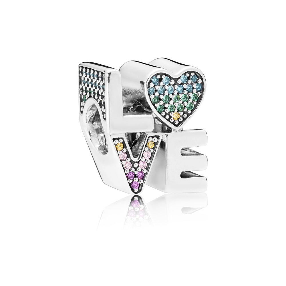 PANDORA Multi-Colour Love Bedel