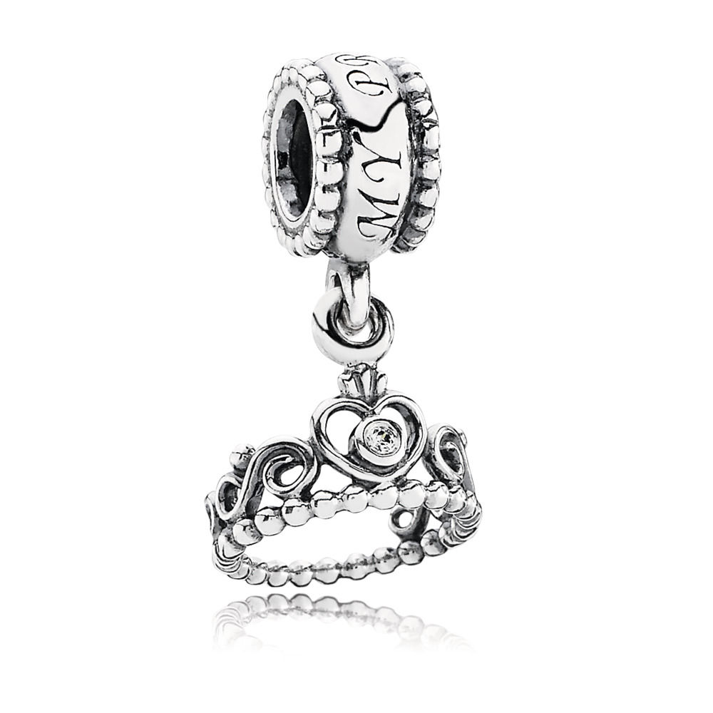 PANDORA My Princess Tiara Dangle Bedel - 791117CZ