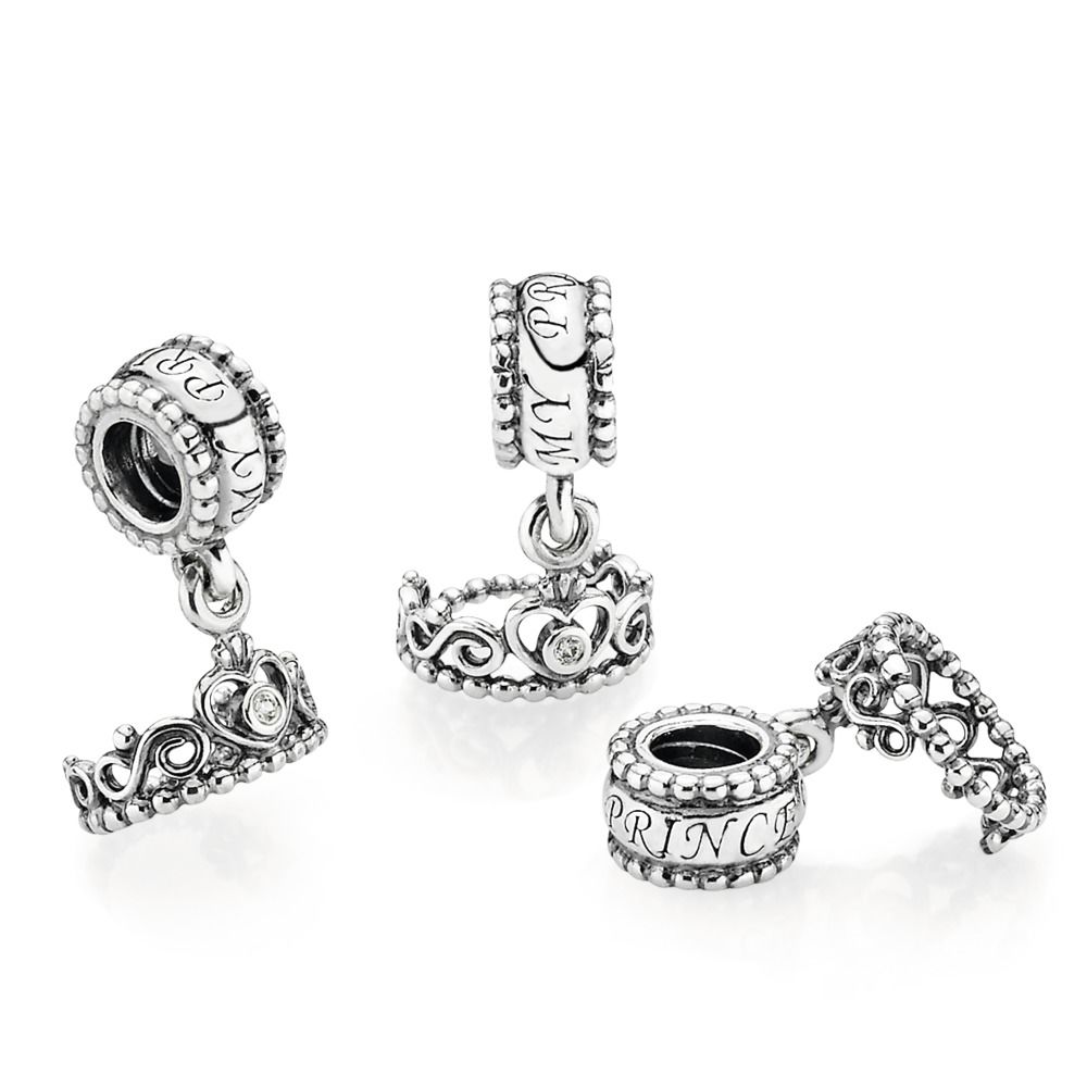 PANDORA My Princess Tiara Dangle Bedel - 791117CZ