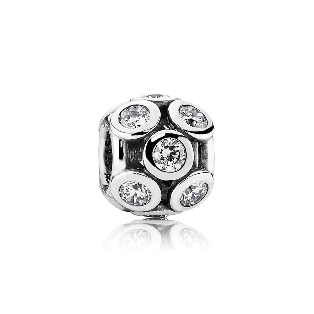 PANDORA Openwork Sparkling Circles Bedel - 791153CZ