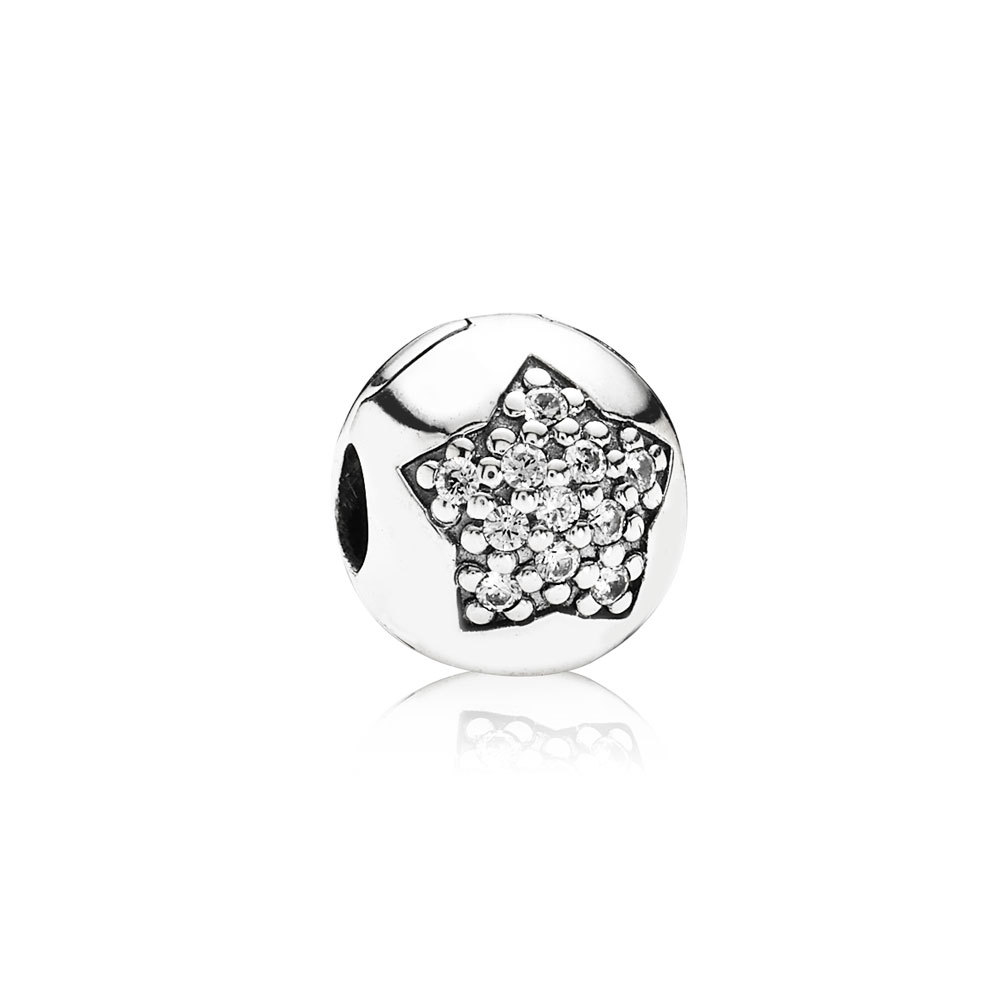 PANDORA Pavé Star Clip - 791056CZ