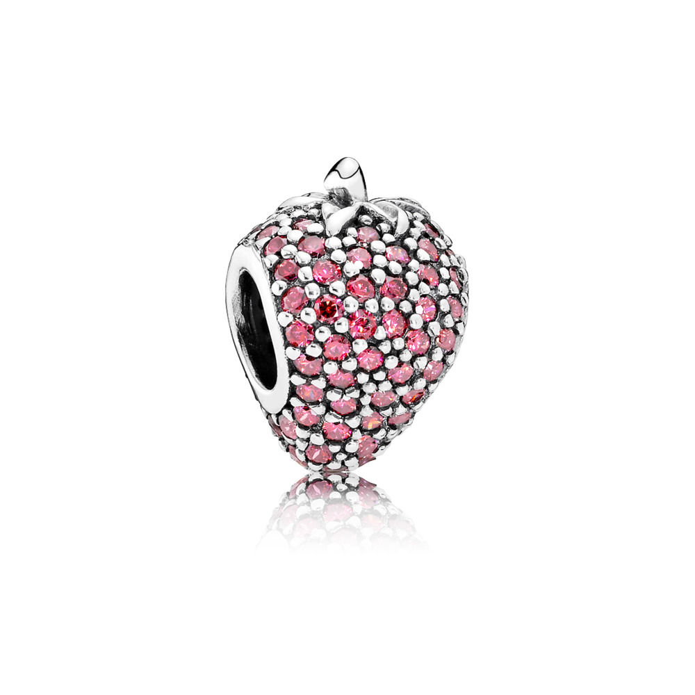 PANDORA Pavé Strawberry Bedel - 791899CZr