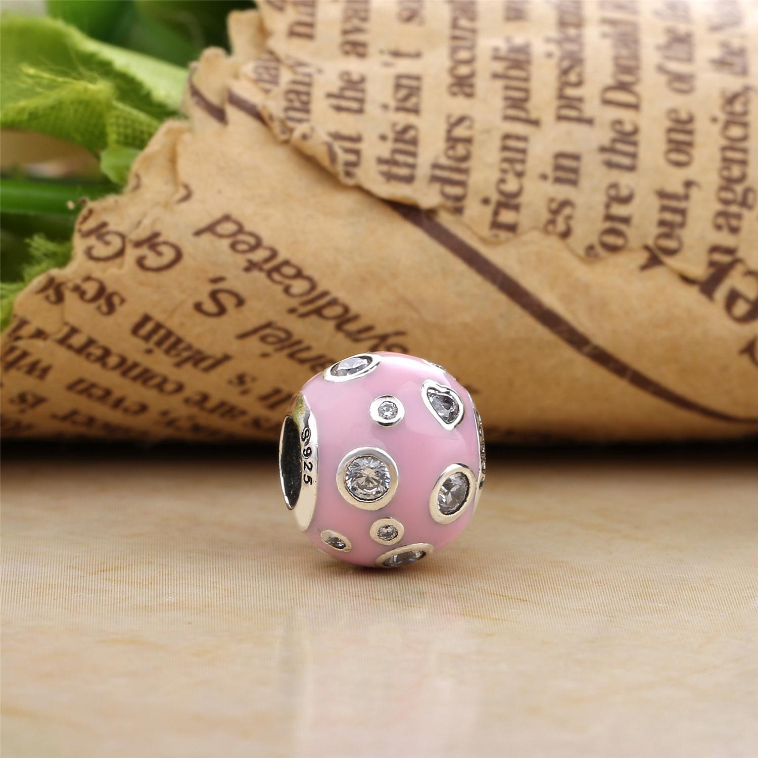 PANDORA Pearlescent Pink DreaMS Bedel - 797033En153