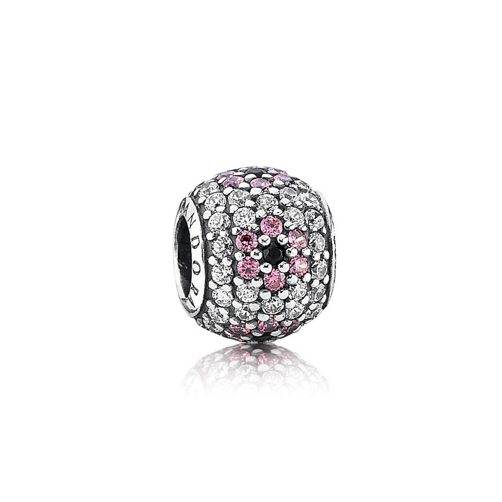 PANDORA Pink Pavé Cherry Blossom Bedel - 791129CZ