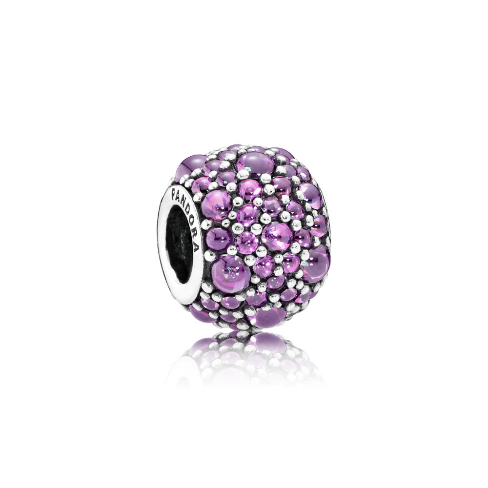 PANDORA Purple Shimmering Droplets Bedel - 791755Cfp