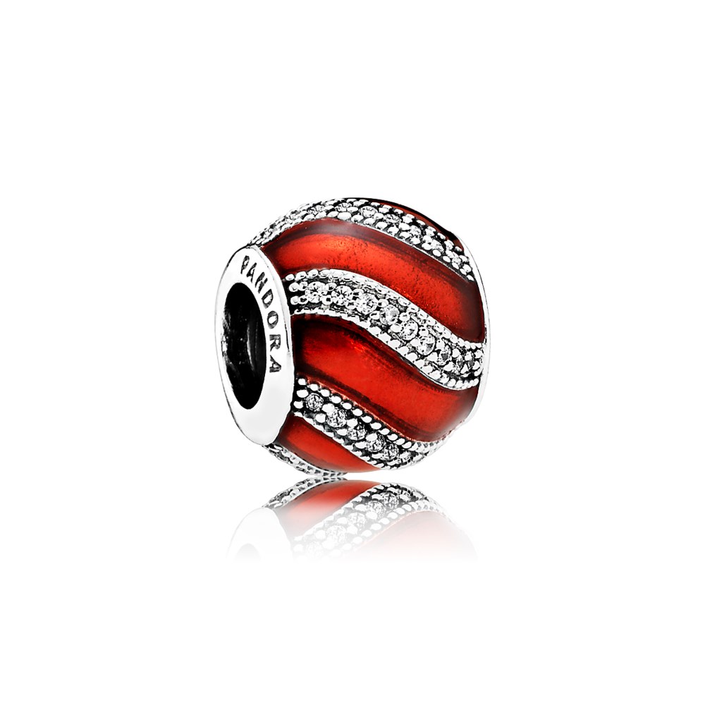 PANDORA Red Adornment Bedel - 791991En07