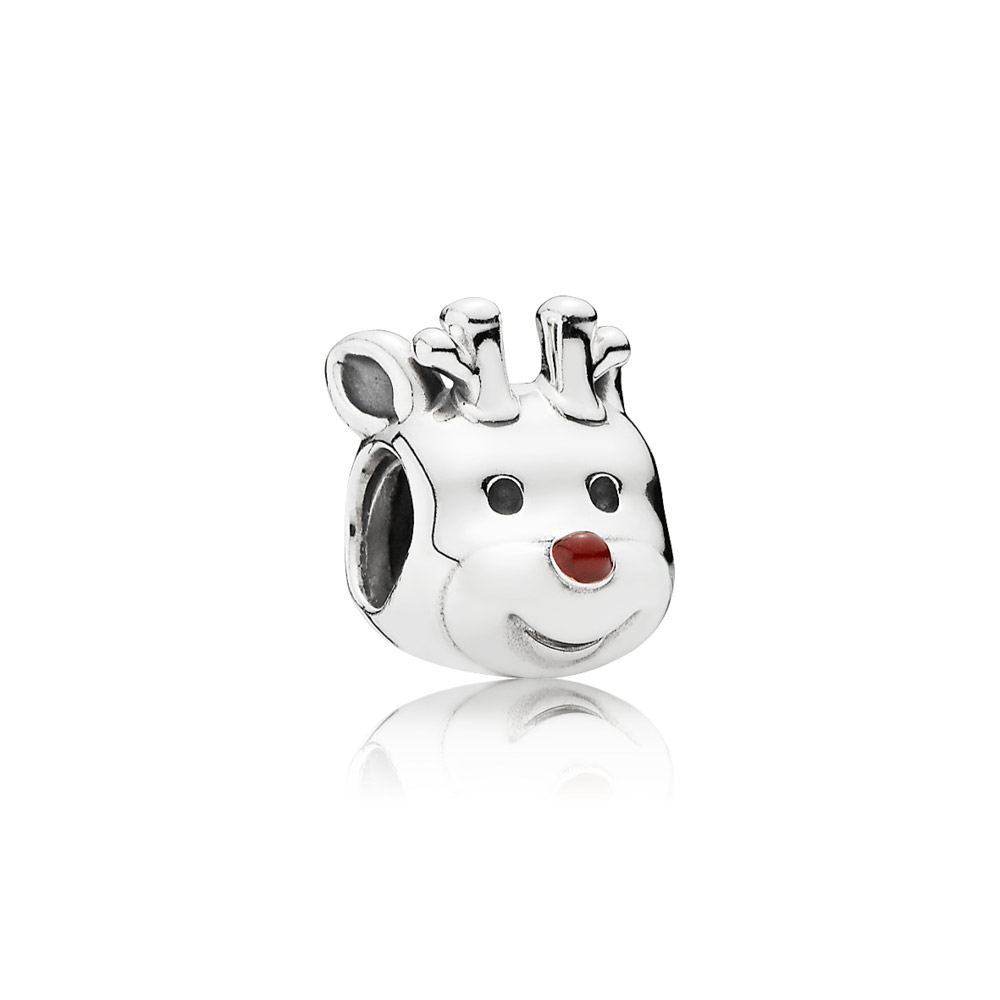 PANDORA Red-Nosed Reindeer Bedel - 791781En39