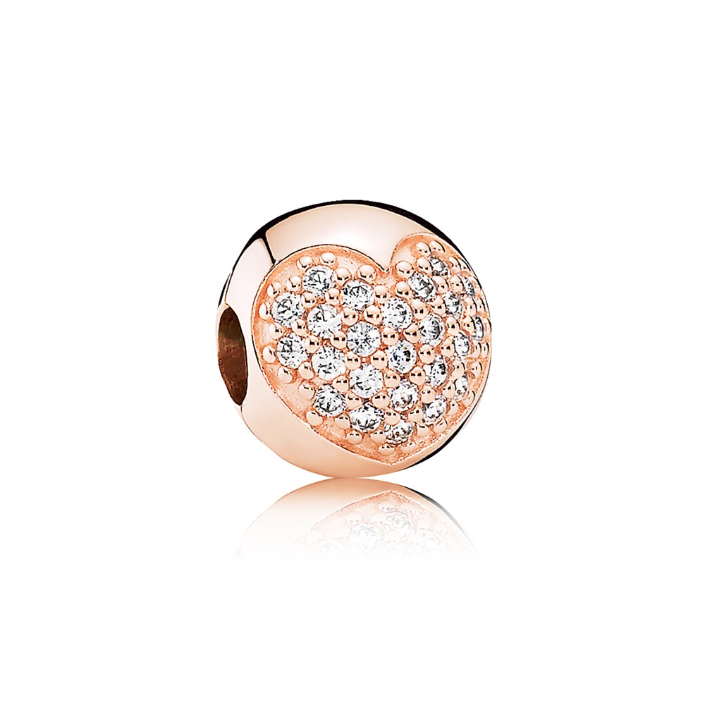 Pandora Rose Hart Clip 781053CZ