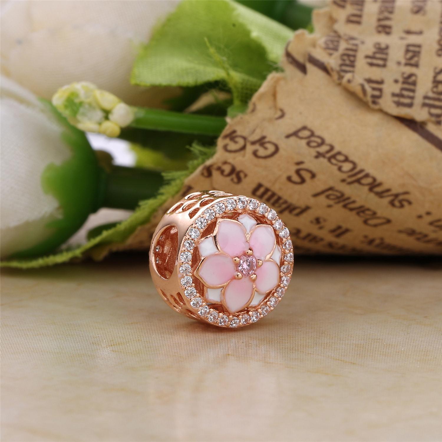 Pandora Rose Magnolia Bloom Bedel 792085PCZa