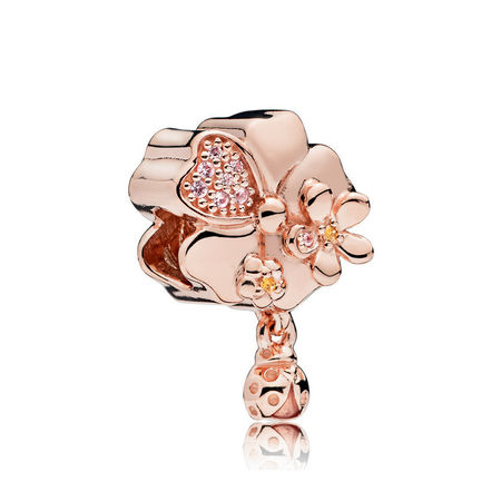 Pandora Rose Wildflower Weide Hangende Bedel 787026Npr