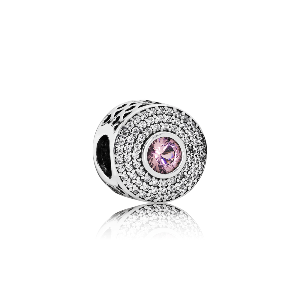 PANDORA Rosy Radiant Splendour Bedel - 791763Nbp