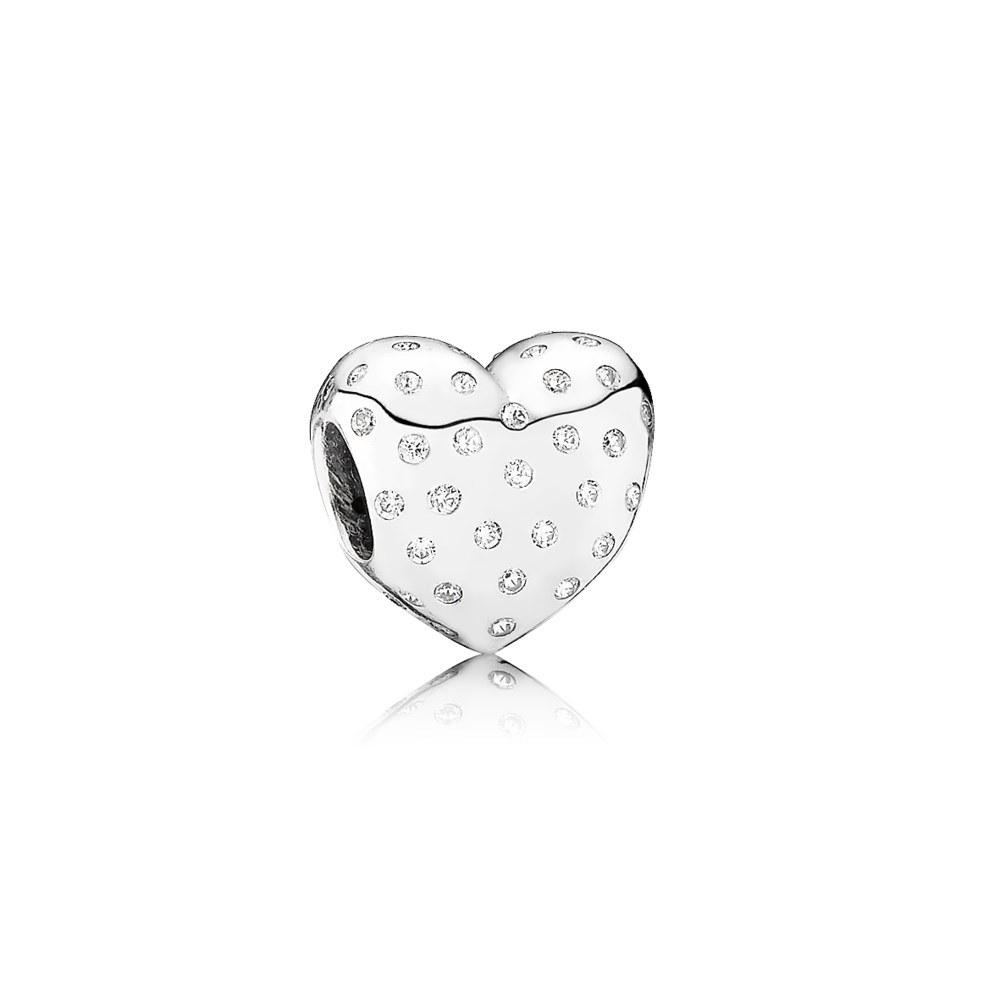 PANDORA Shimmering Heart Bedel - 791241CZ