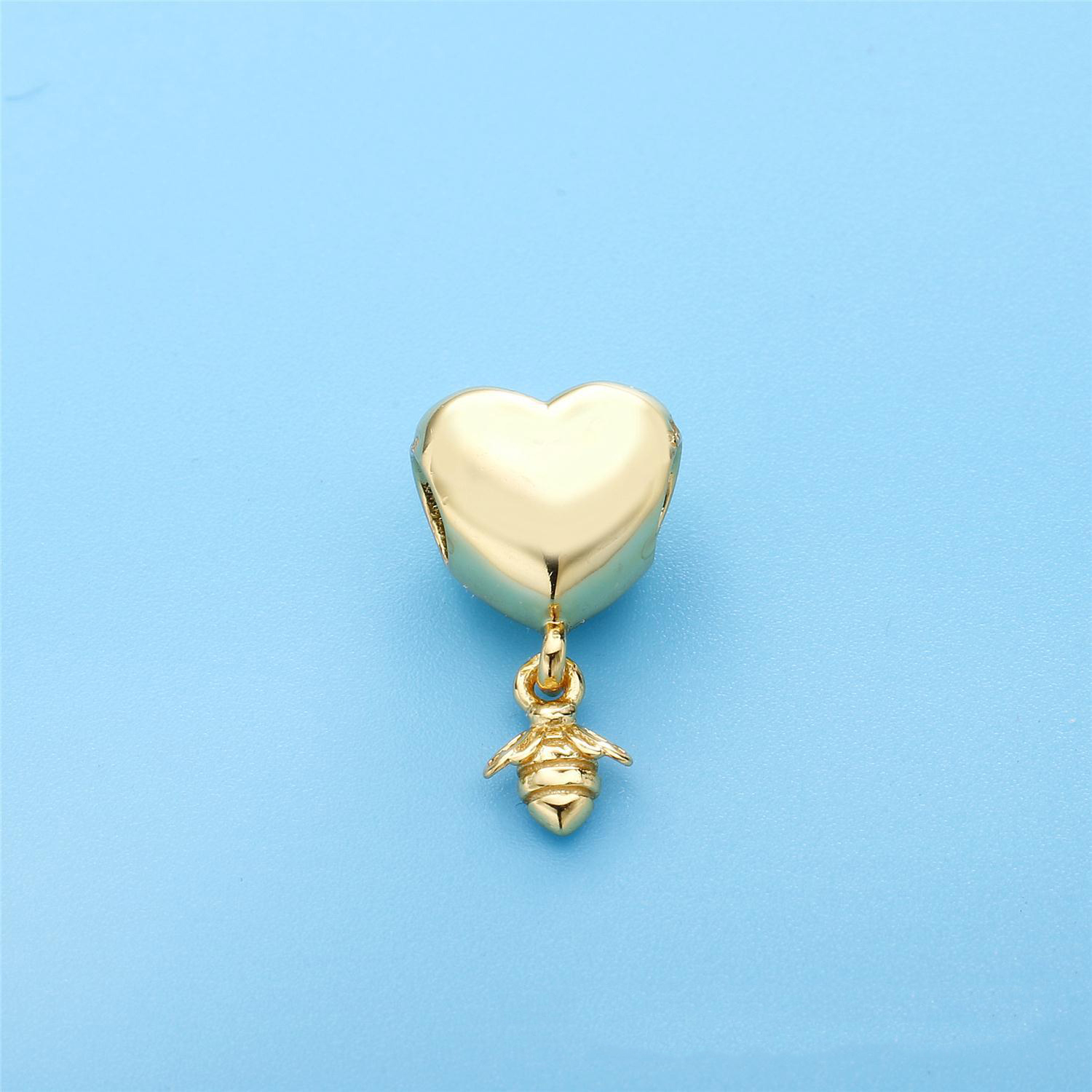 Pandora Shine Heart & Bee Bedel 767022