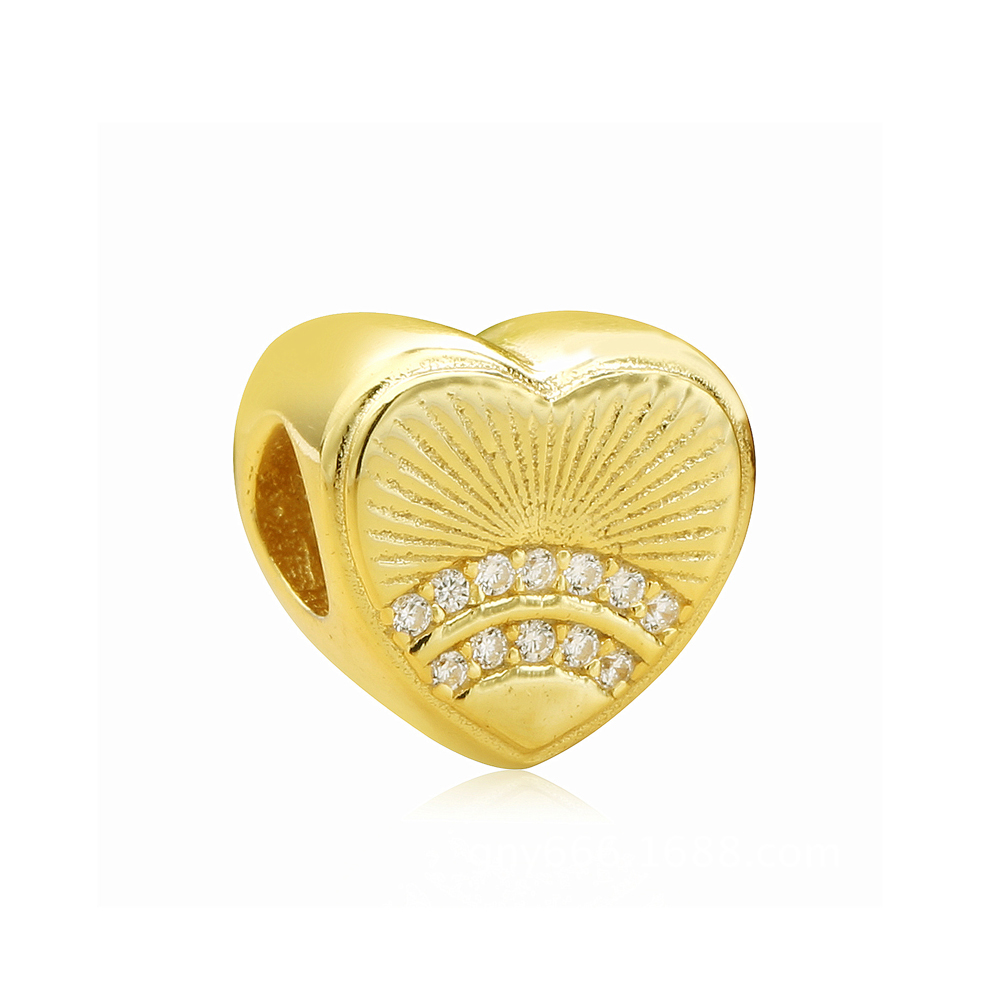 Pandora Shine Sunshine Heart Bedel Px00330-1