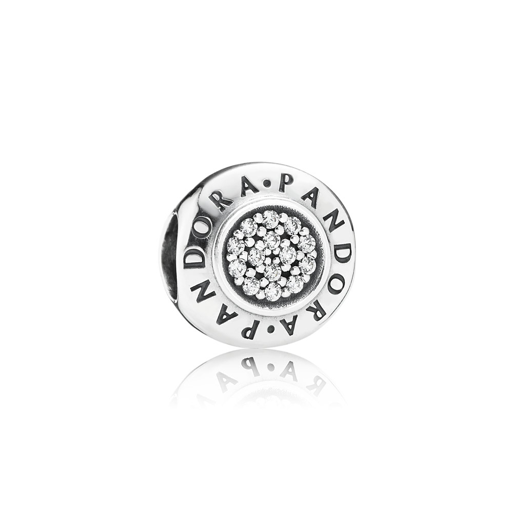 Pandora Silver Bedel With Cubic Zirconia - 791414CZ