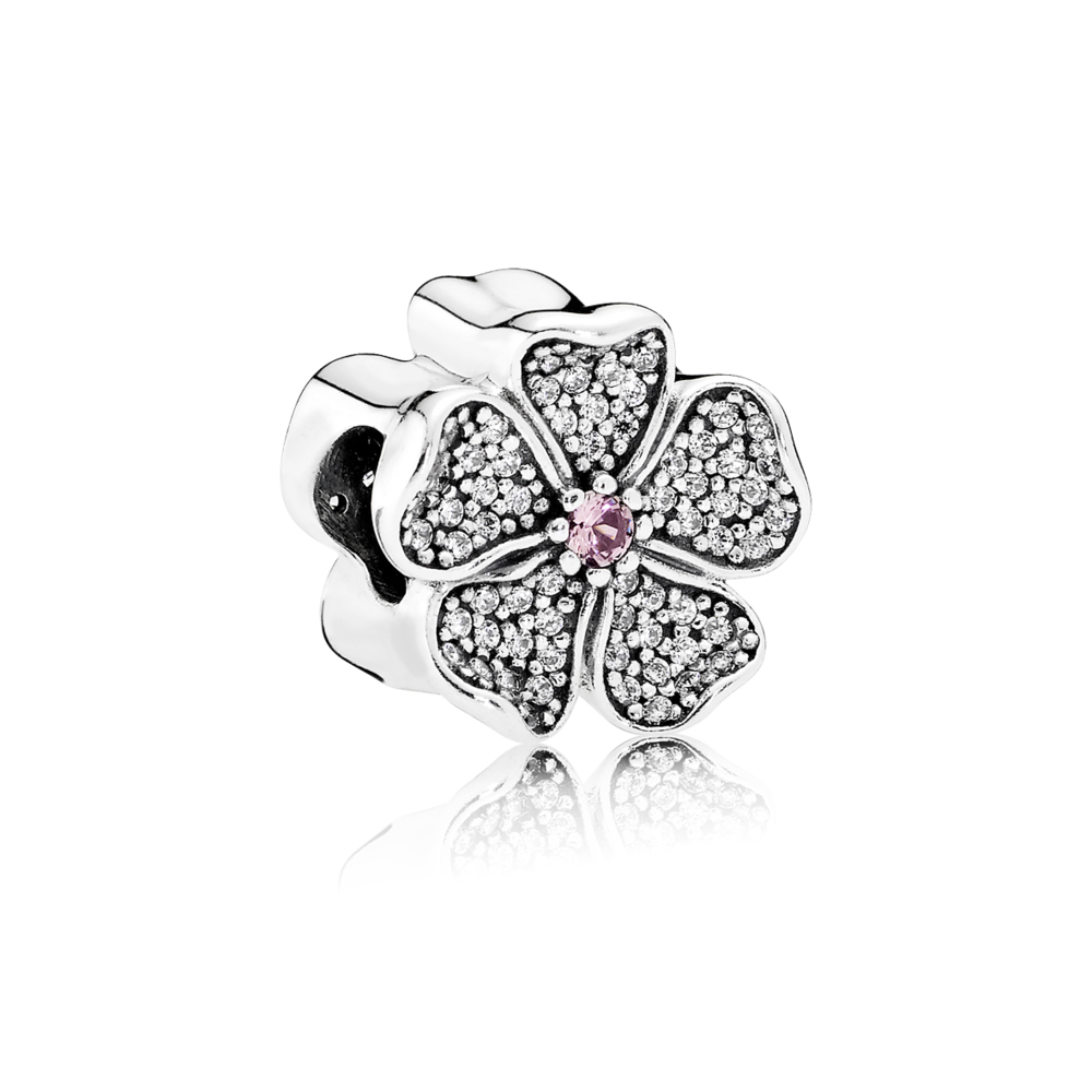 PANDORA Sparkling Apple Blossom Bedel - 791831Nbp