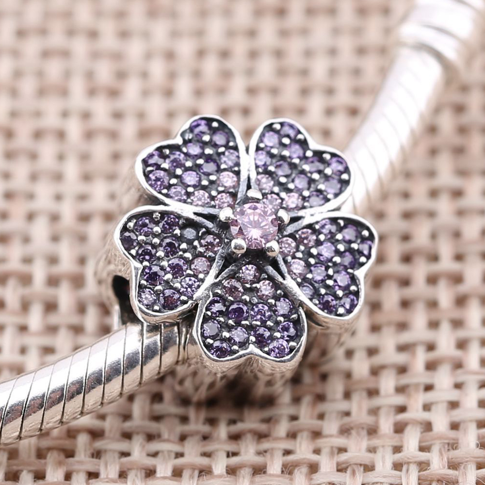 PANDORA Sparkling Apple Blossom Bedel - 791831Nbp